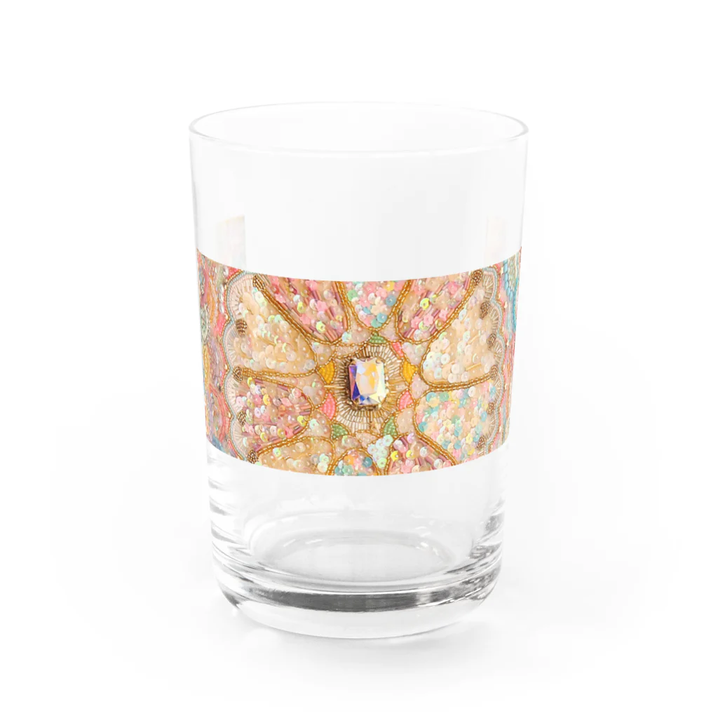 鳩みう子 hatomiucoのビーズ刺繍　365日のキラキラ Water Glass :front