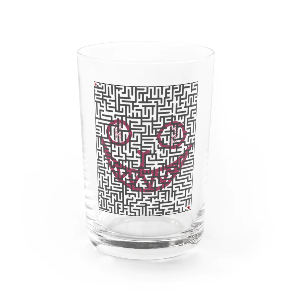 ☆pumpking cat☆の迷路の国のチェシャ猫 Water Glass :front