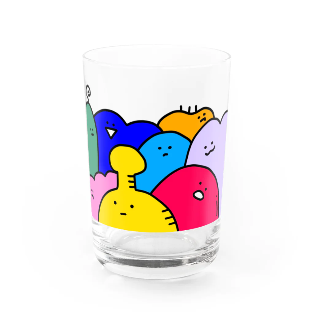 Ham!!のもわもわくん Water Glass :front