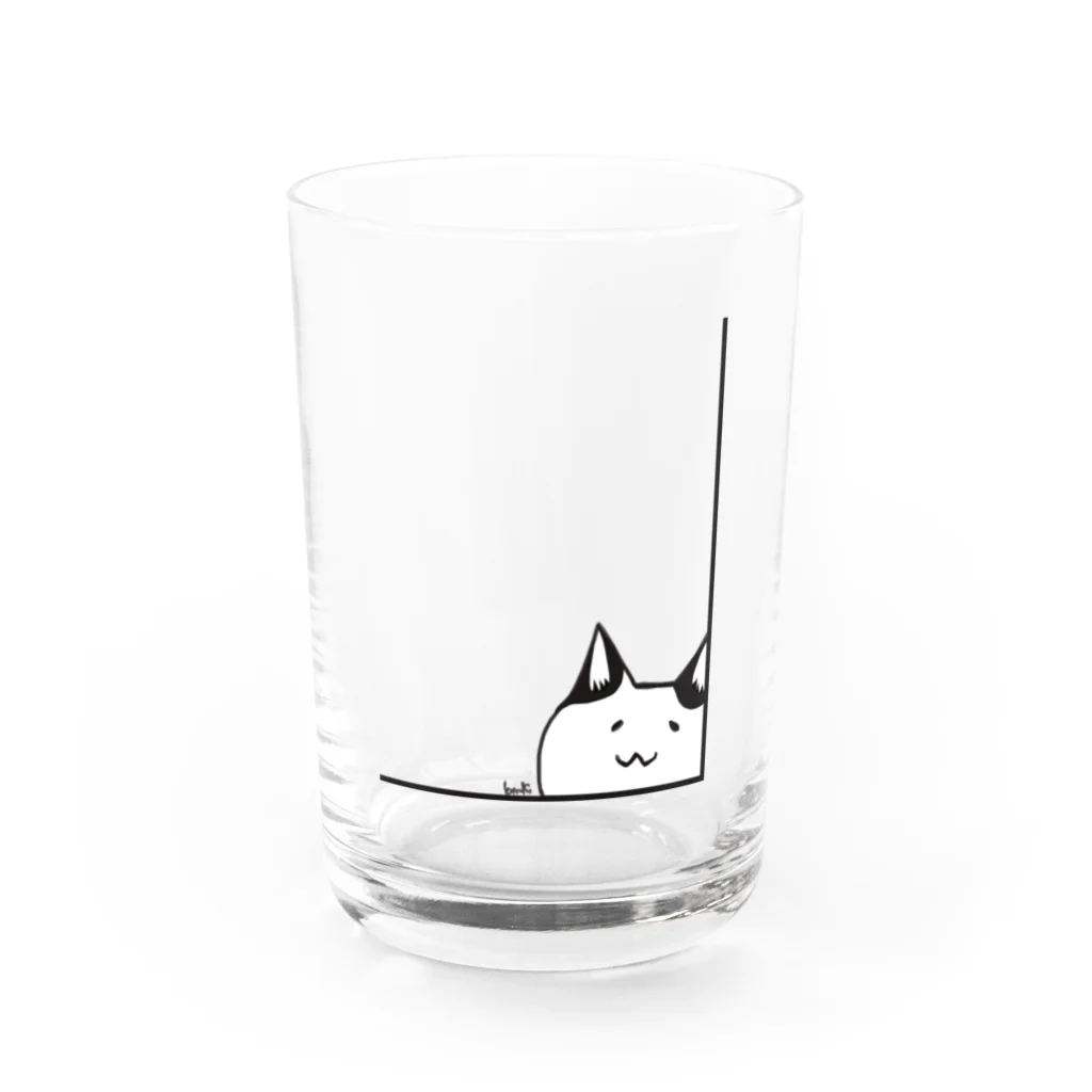 木ノ下商店の猫にゃ Water Glass :front