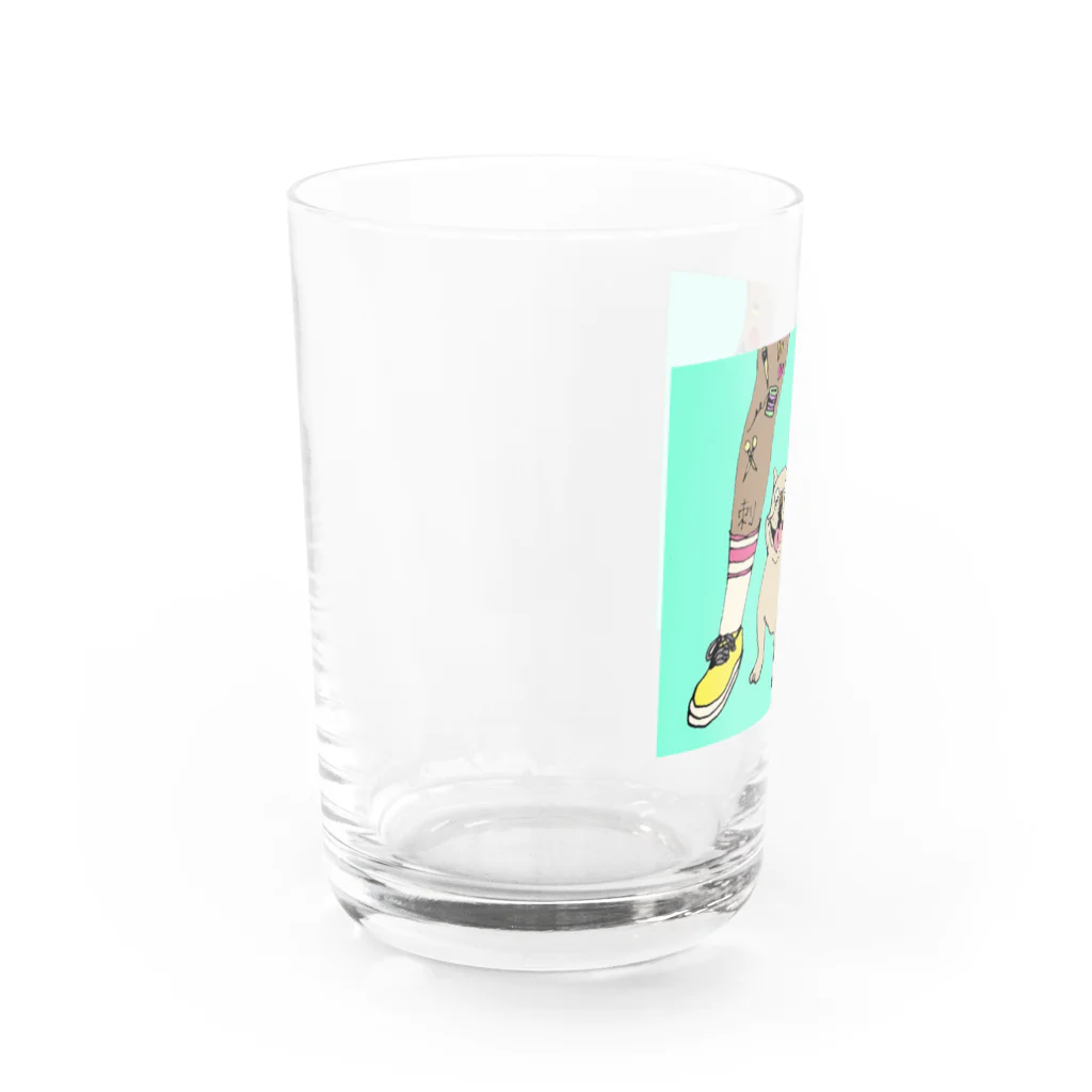 刺し屋シュガーアリスのフレブルのぶん太 Water Glass :left