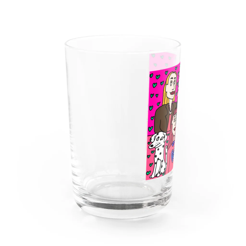 やめごんのबैंगन Water Glass :left