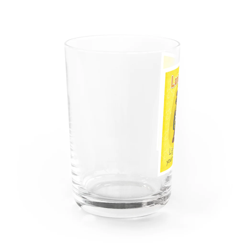 こどもサポート財団のランタン（長方形） Water Glass :left