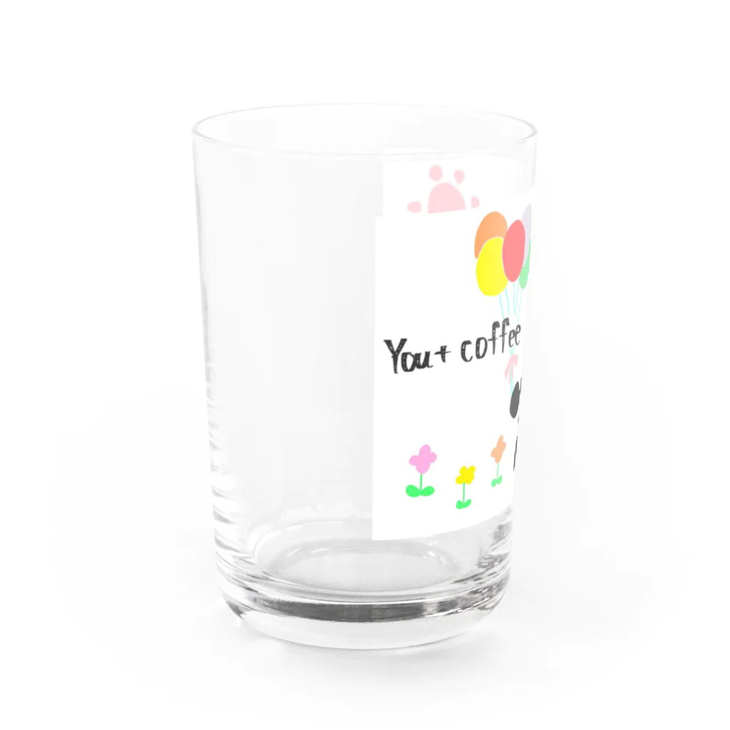 You+CoffeeのYou+Coffeeグッズ Water Glass :left