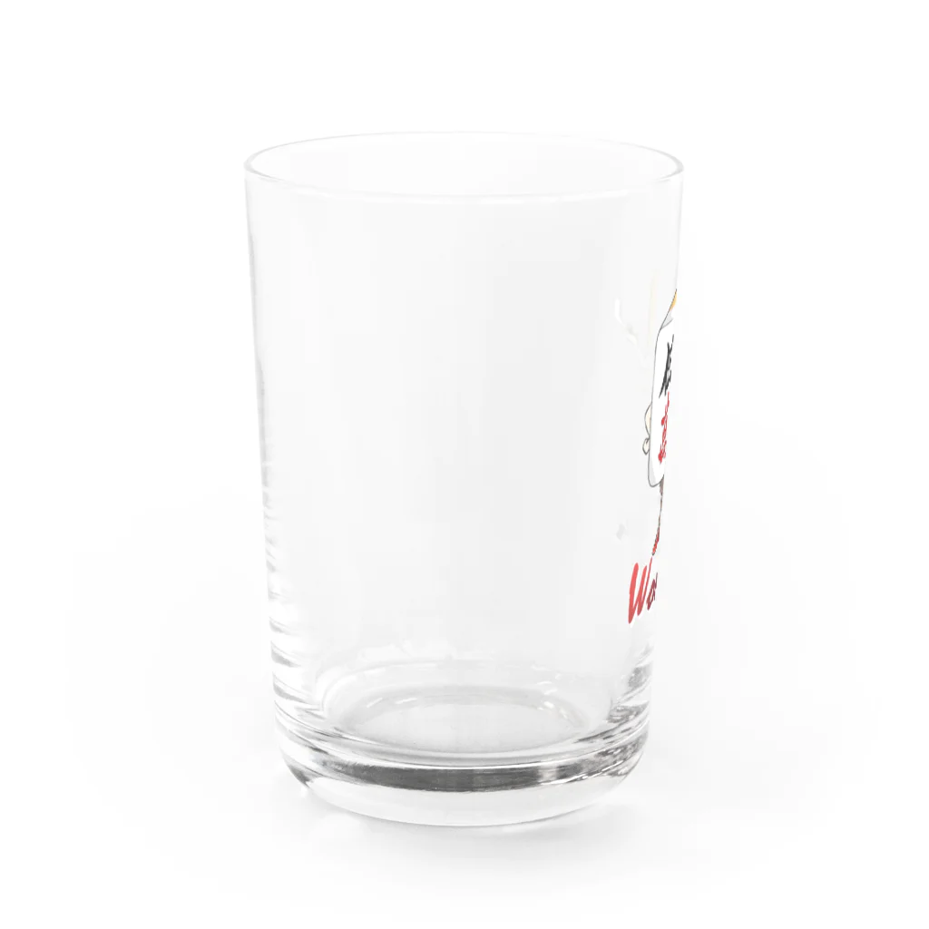 ninjin🥕のダジャレshop📣のウー萬 Water Glass :left