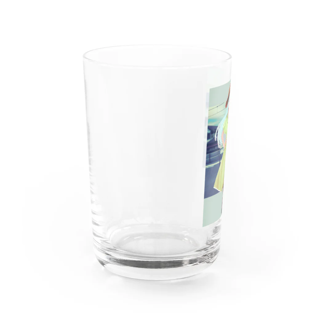 すごく健康的なショップの夏のお嬢さん Water Glass :left