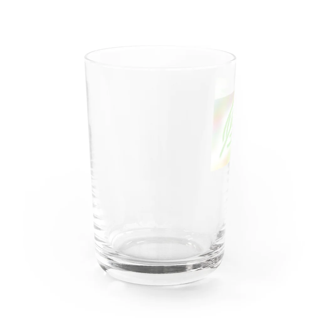  # NO WAR　けいちゃんち♪の葉っぱちゃん♪ Water Glass :left