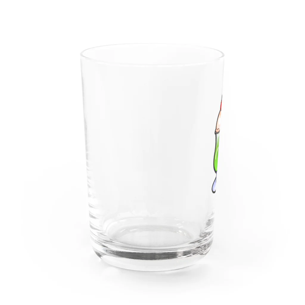 おにぎり丸🍙のメロンソーダ🍈 Water Glass :left