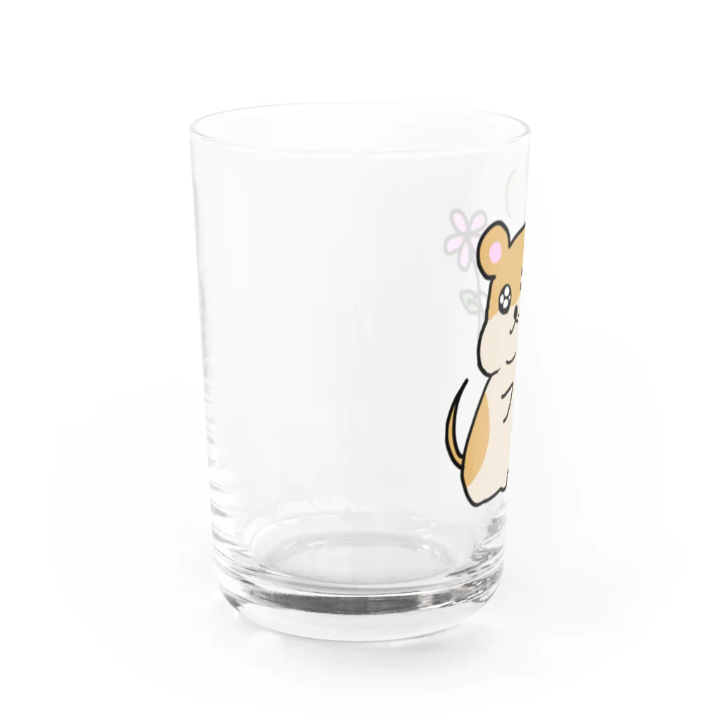 sawakingのほっぺたはむ Water Glass :left