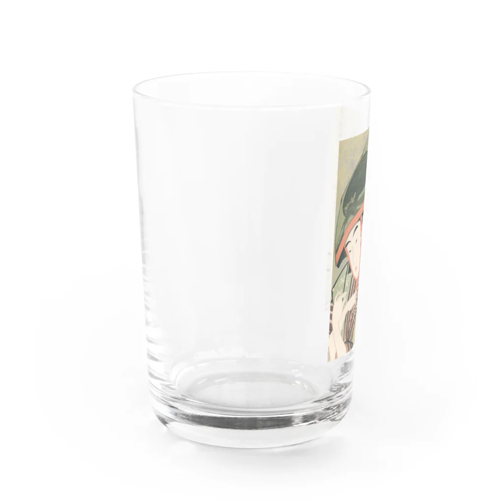 寿めでたや(ukiyoe)のUTAMARO Water Glass :left