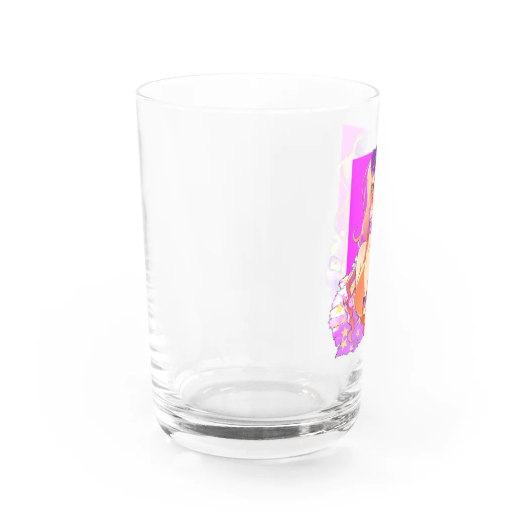 覆面MANIA＆CMLLの群馬キャット x Uno Dinero Water Glass :left