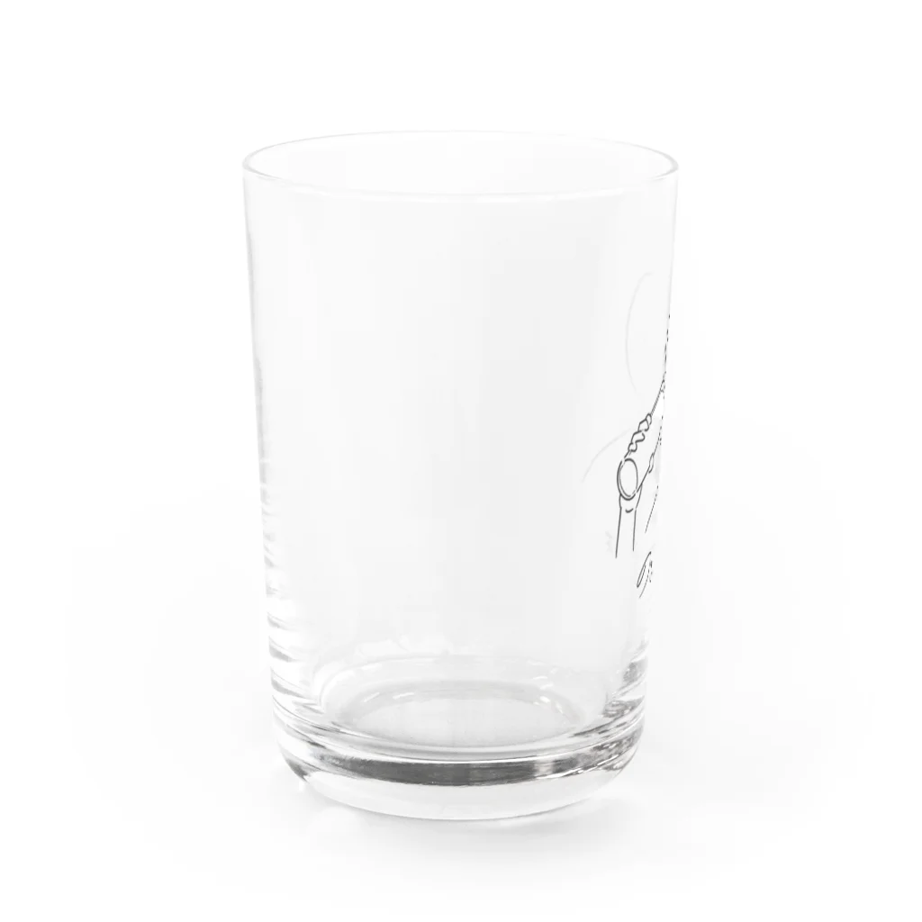 しみったれたアラサーのビール好き女子さん Water Glass :left