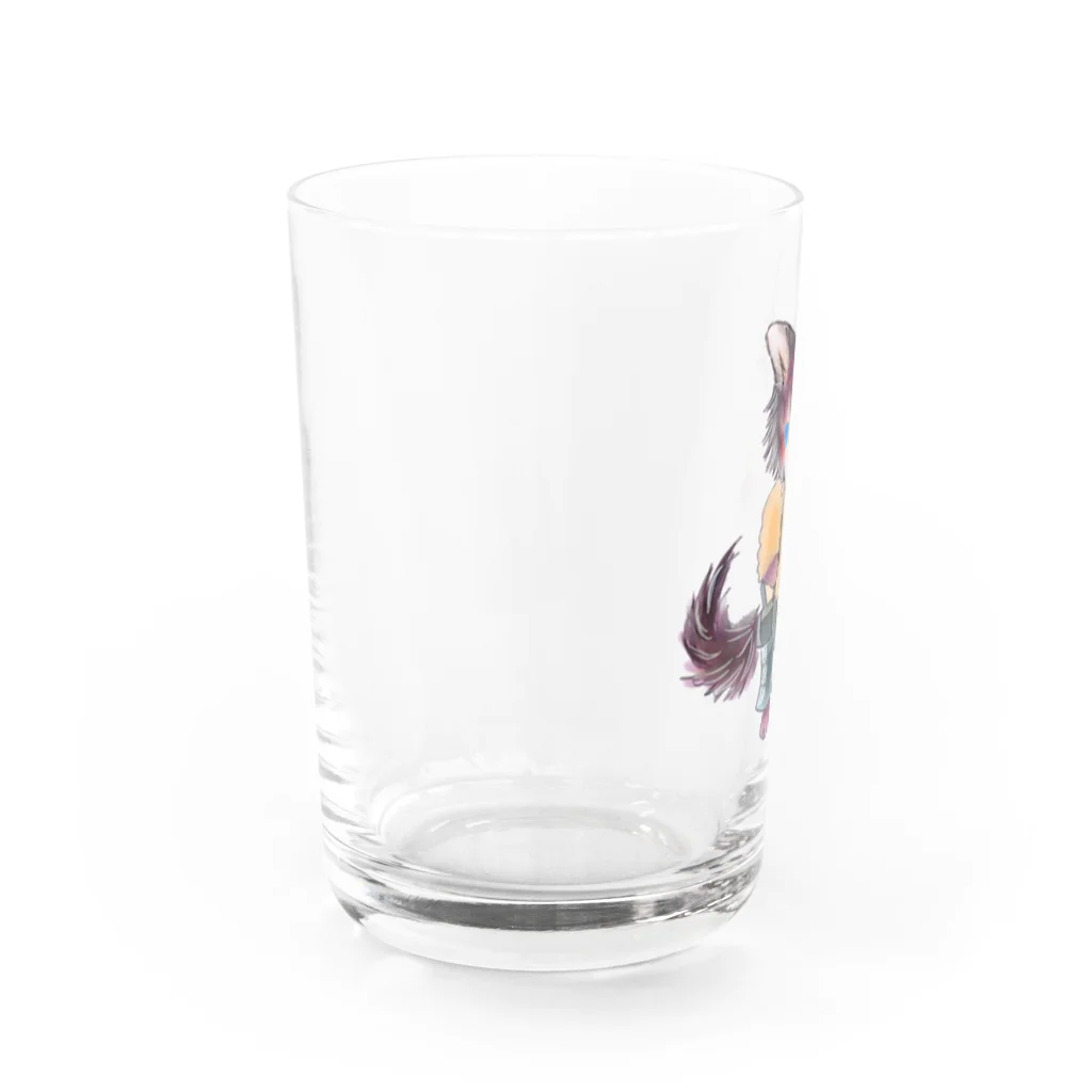 ノアオオカミのオオカミのウルフル Water Glass :left