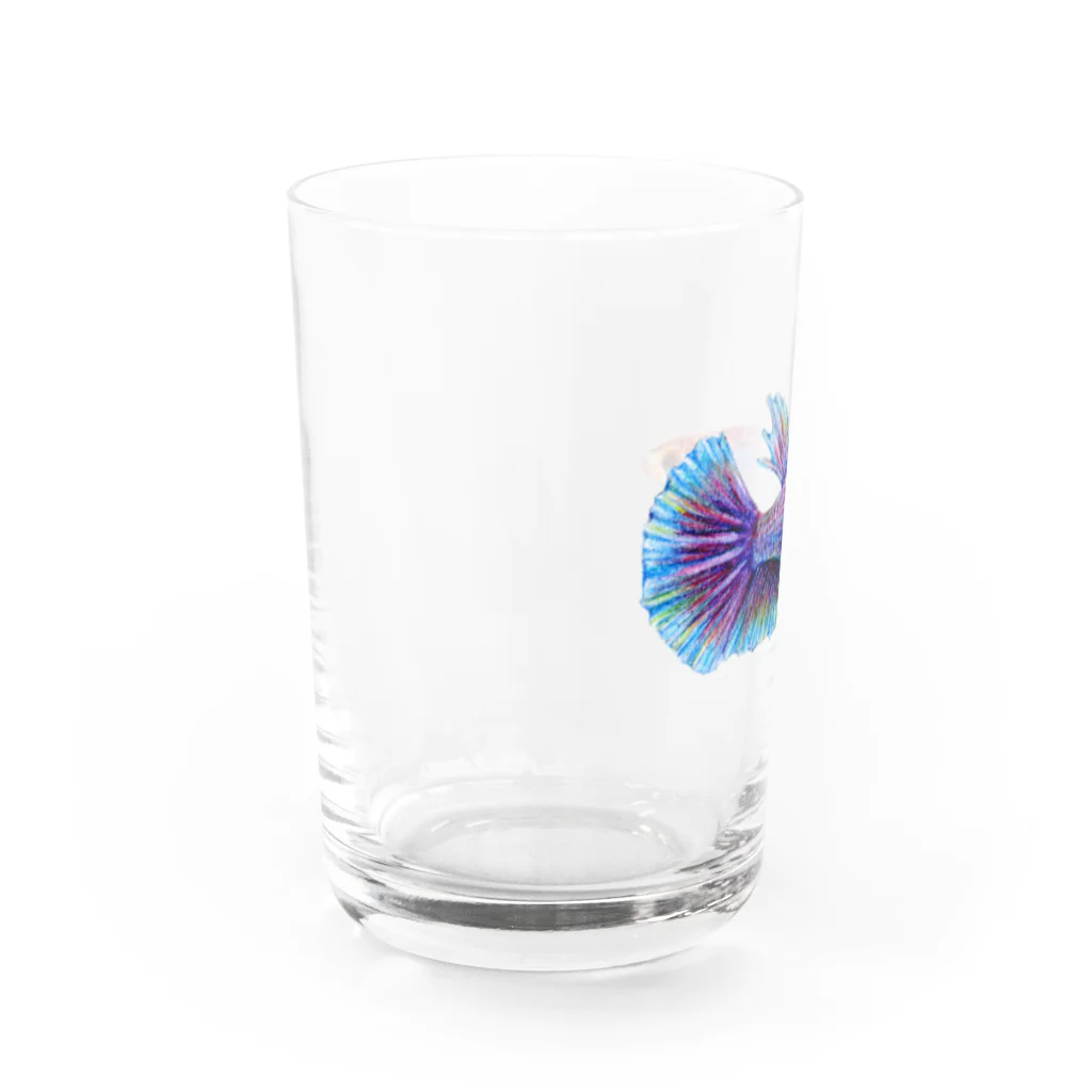 おぐらしほのベタ_色鉛筆 Water Glass :left