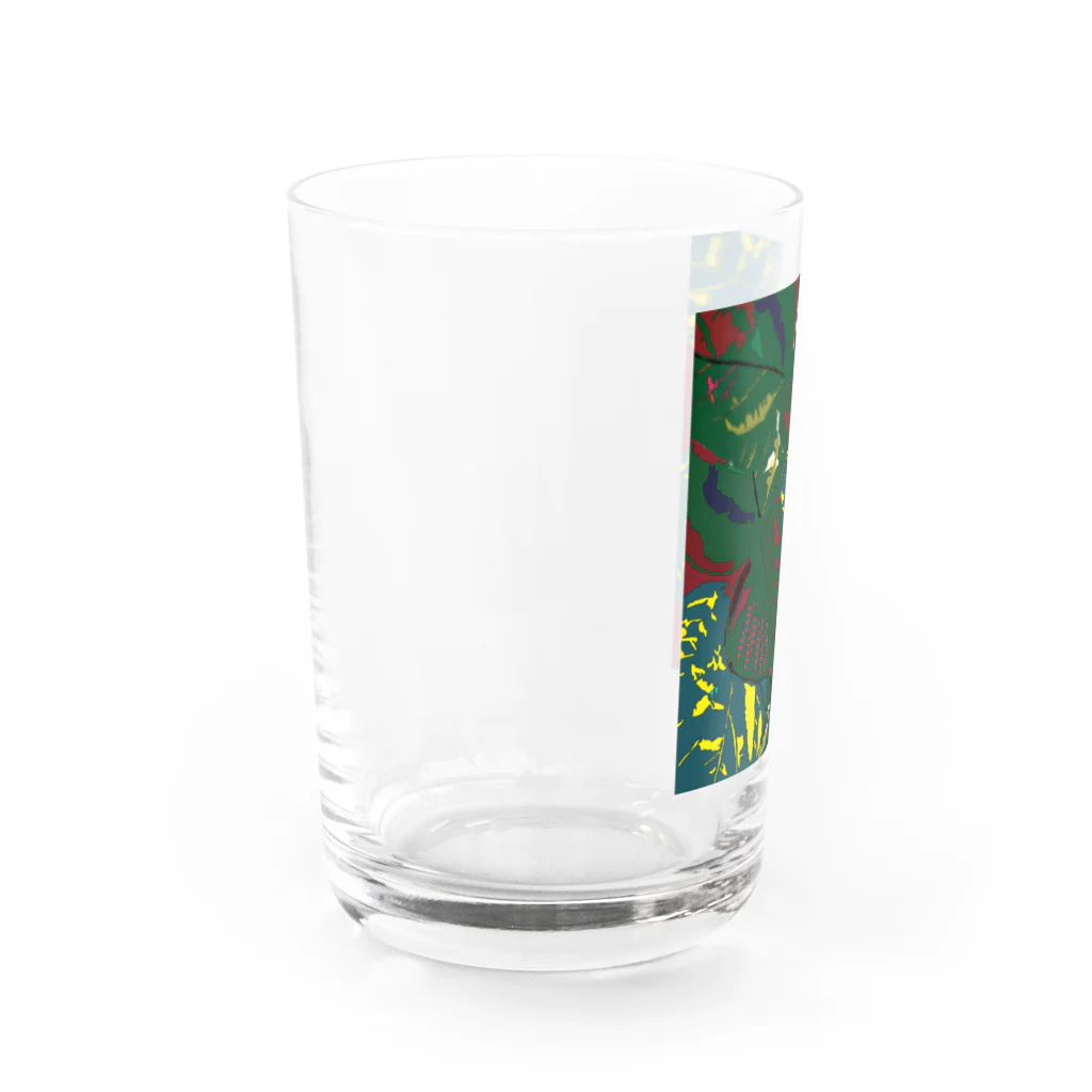 Contemporary　ArtのForestArt Water Glass :left