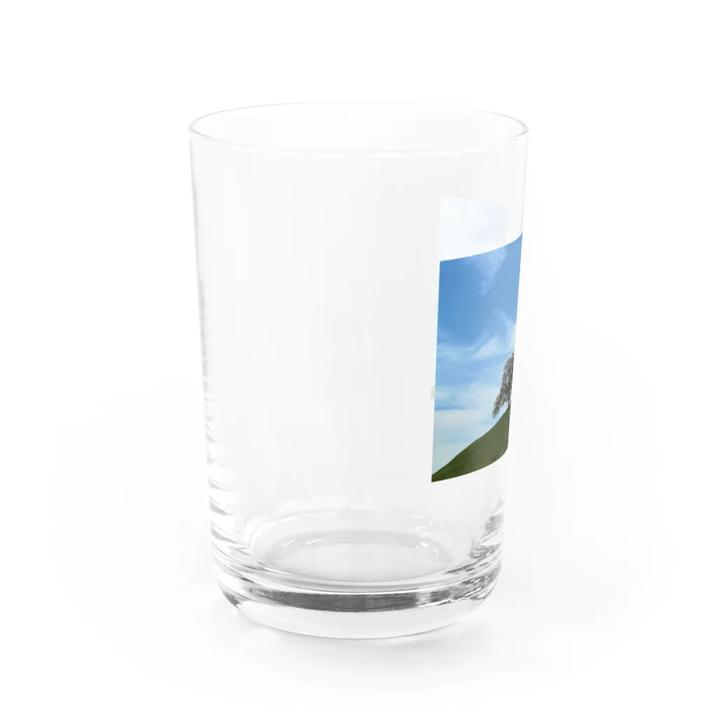 幸せうさぎの丘の上 Water Glass :left