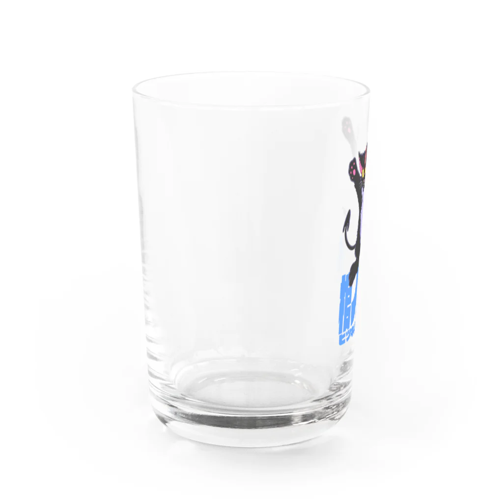 蜜蜂屋グラフィックス★の【棺ノ王子】ラン黒猫TFver. Water Glass :left