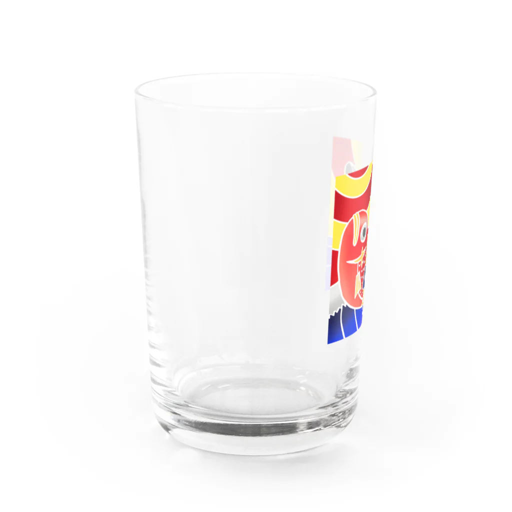 はりこま屋 雑貨部の恵比寿様と叶え鯛 Water Glass :left