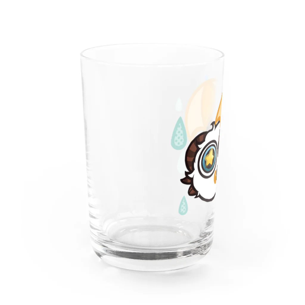 サメノの雨降りレイニー Water Glass :left