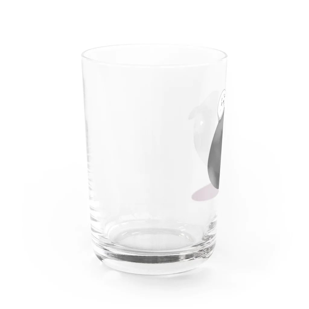 ろめぉ。のねむねむシリーズ アザラシ親子さん Water Glass :left