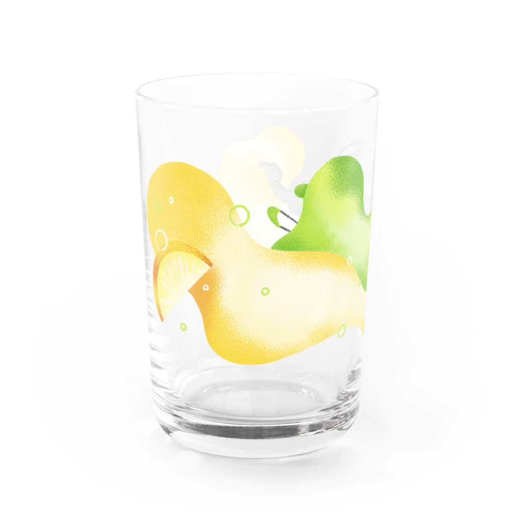 1+1のレモネードガール Water Glass :left