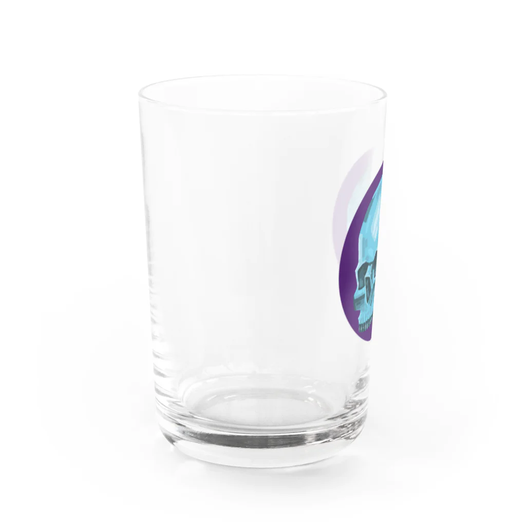 ろんげハウスのどくろくん Water Glass :left