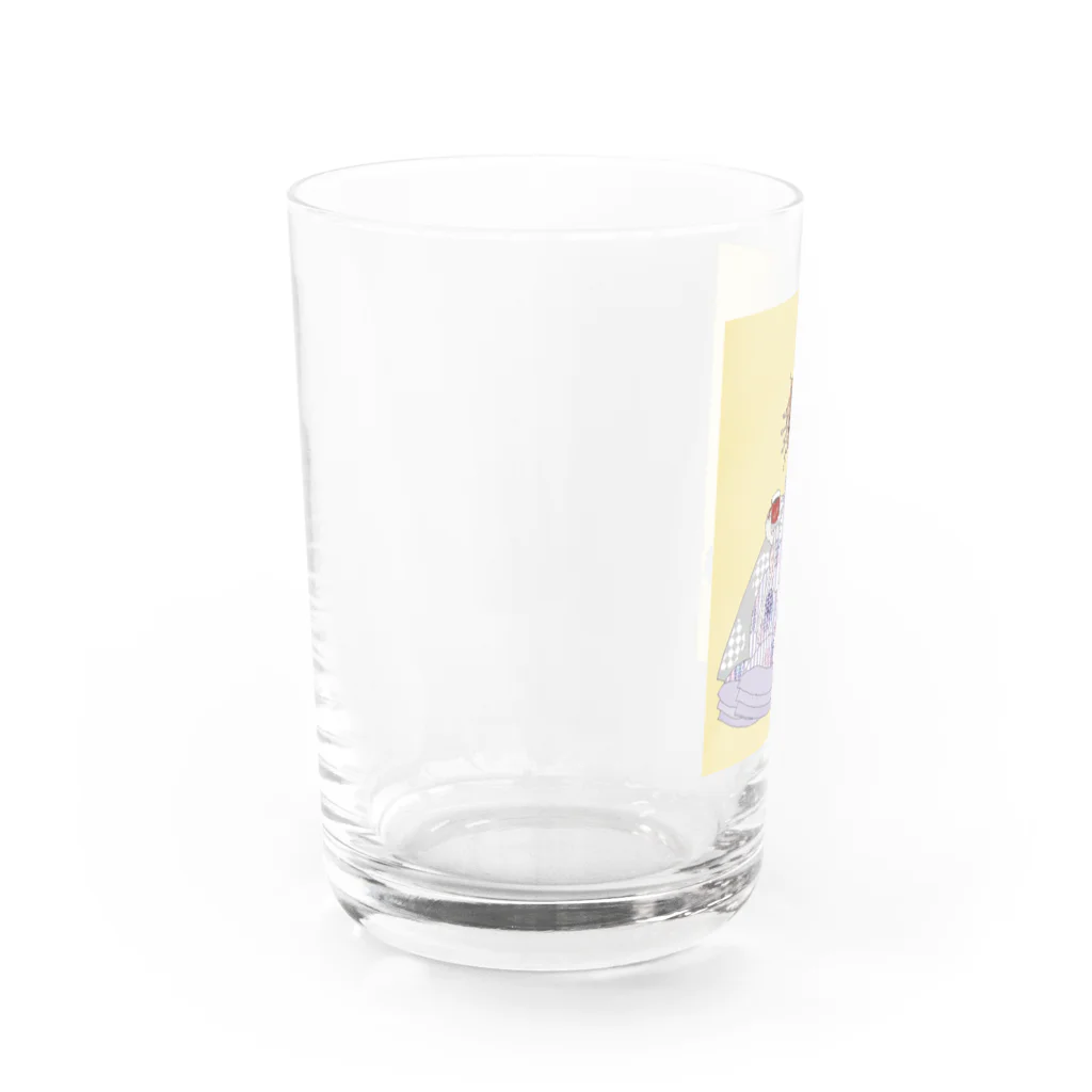 keeeeeep smilingのNever a dull moment  Water Glass :left