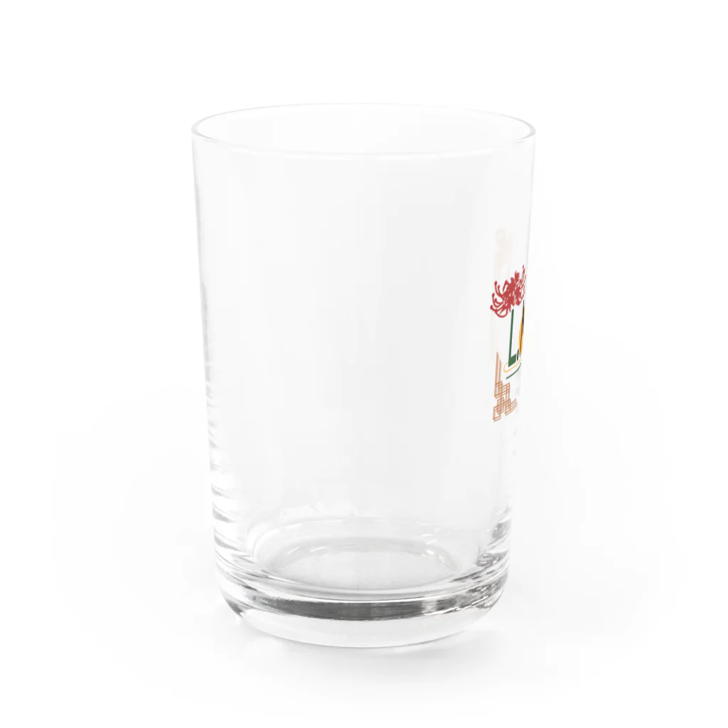 リコリス・曼珠沙華・ヒガンバナのL.M.H Club Water Glass :left