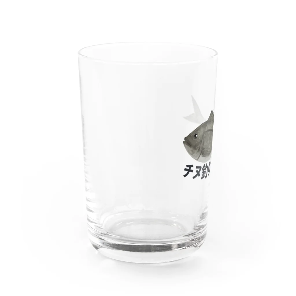 chicodeza by suzuriのチヌ釣り大会専用 Water Glass :left