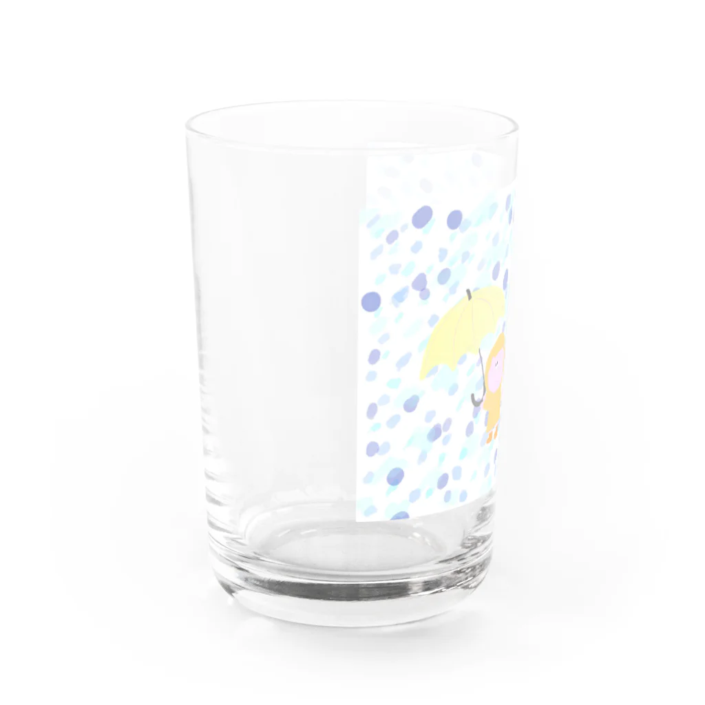 ココロ企画のこぶたとカエルさんと雨 Water Glass :left