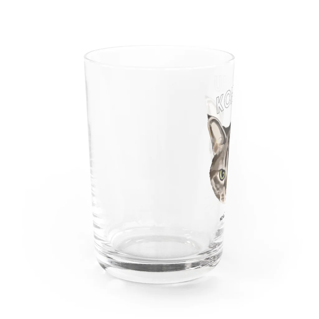 猫のイラスト屋さんのコハルさん　mikiZONE Water Glass :left