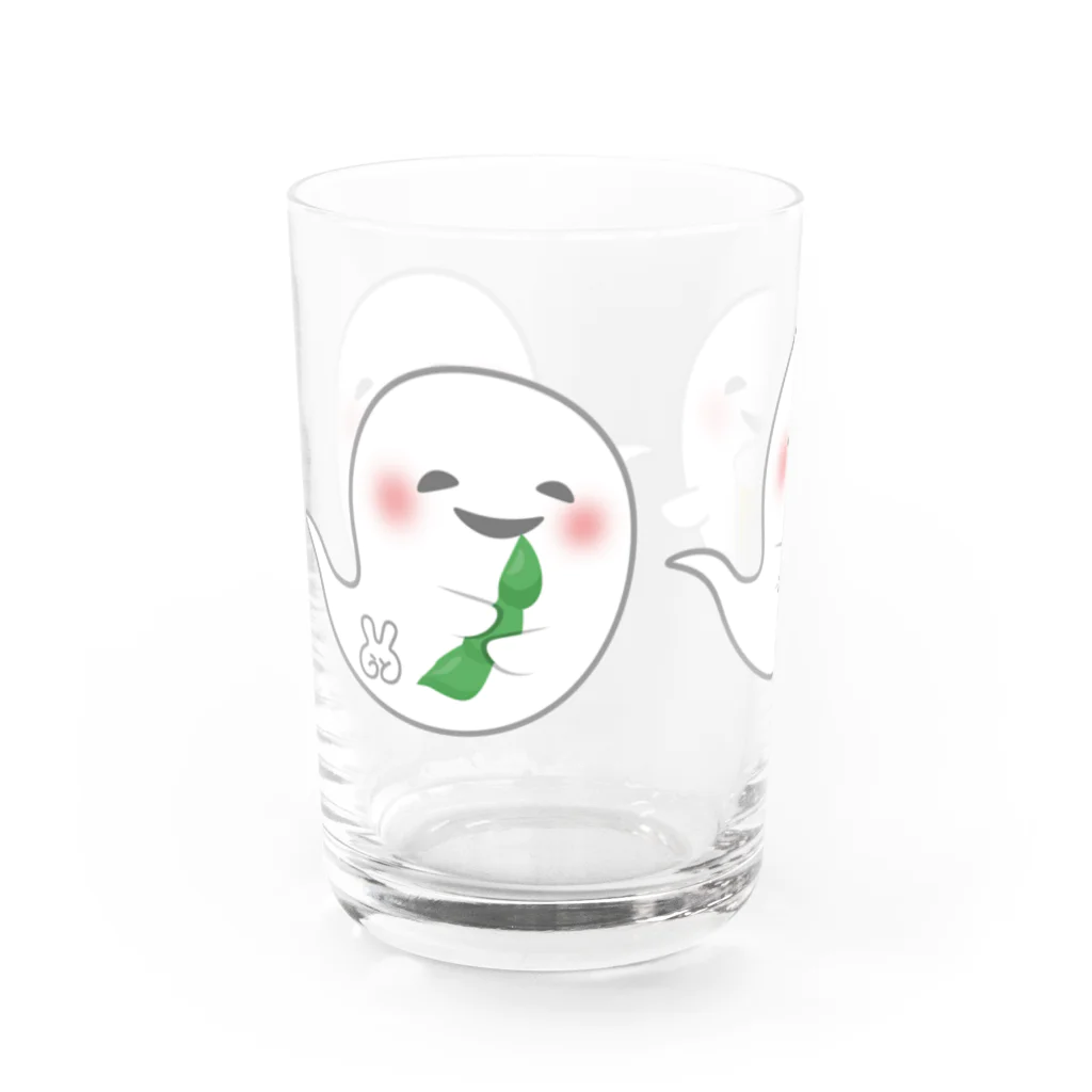 うとのぎゃらり〜🐰の夏満喫❗️お酒好きなおばけさんたち❗️ Water Glass :left