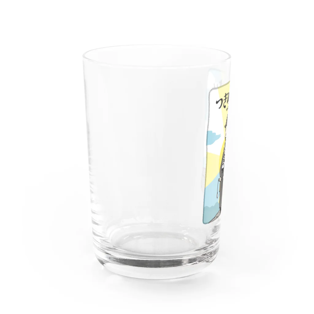 クリエイティブすごいらしいショップのつぎのすけくん Water Glass :left