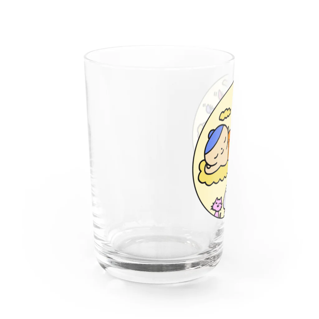 ブッディズムのほーはいさん【ねはん】 Water Glass :left