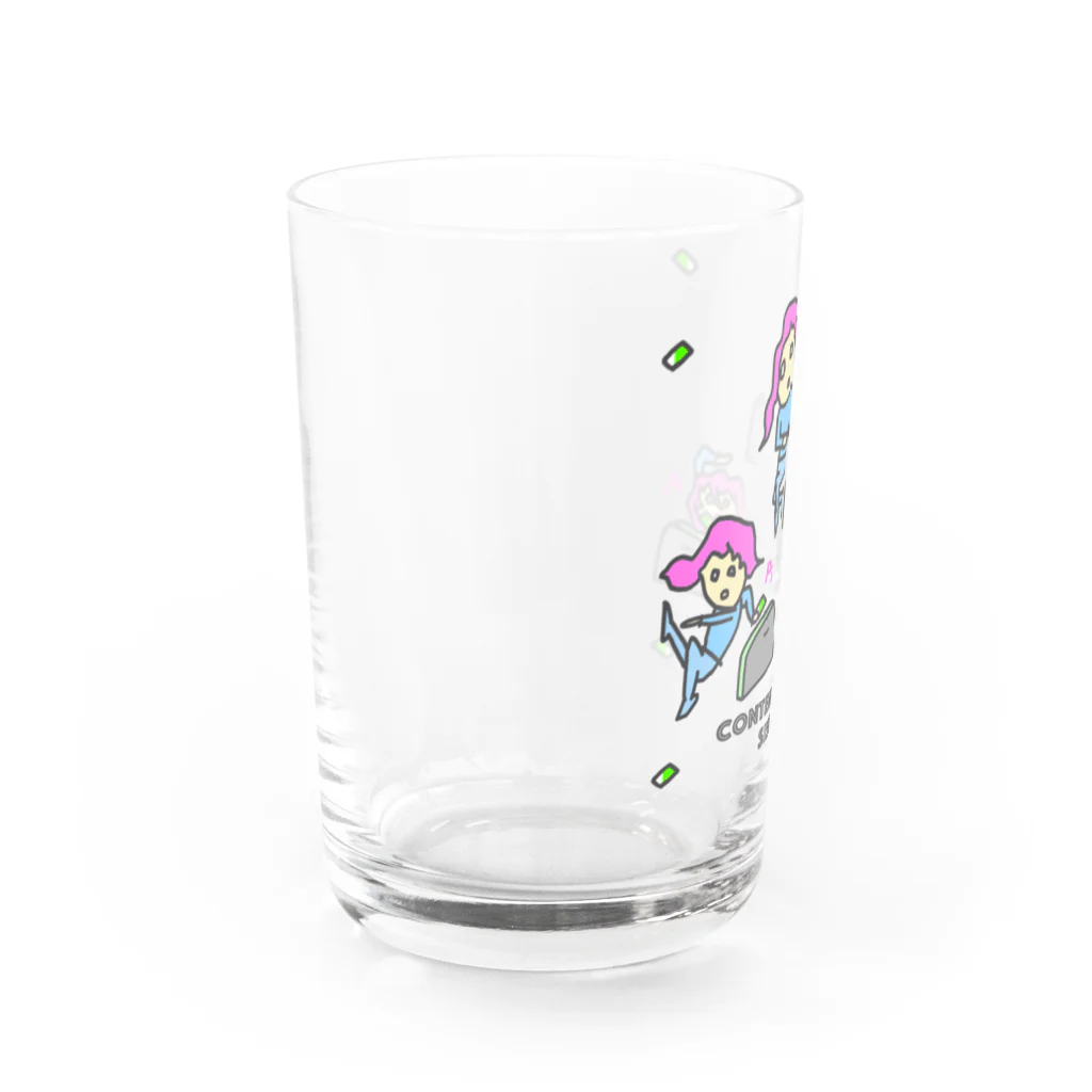 Rabbithumanaspetsの#コンテンポラリー３姉妹 Water Glass :left