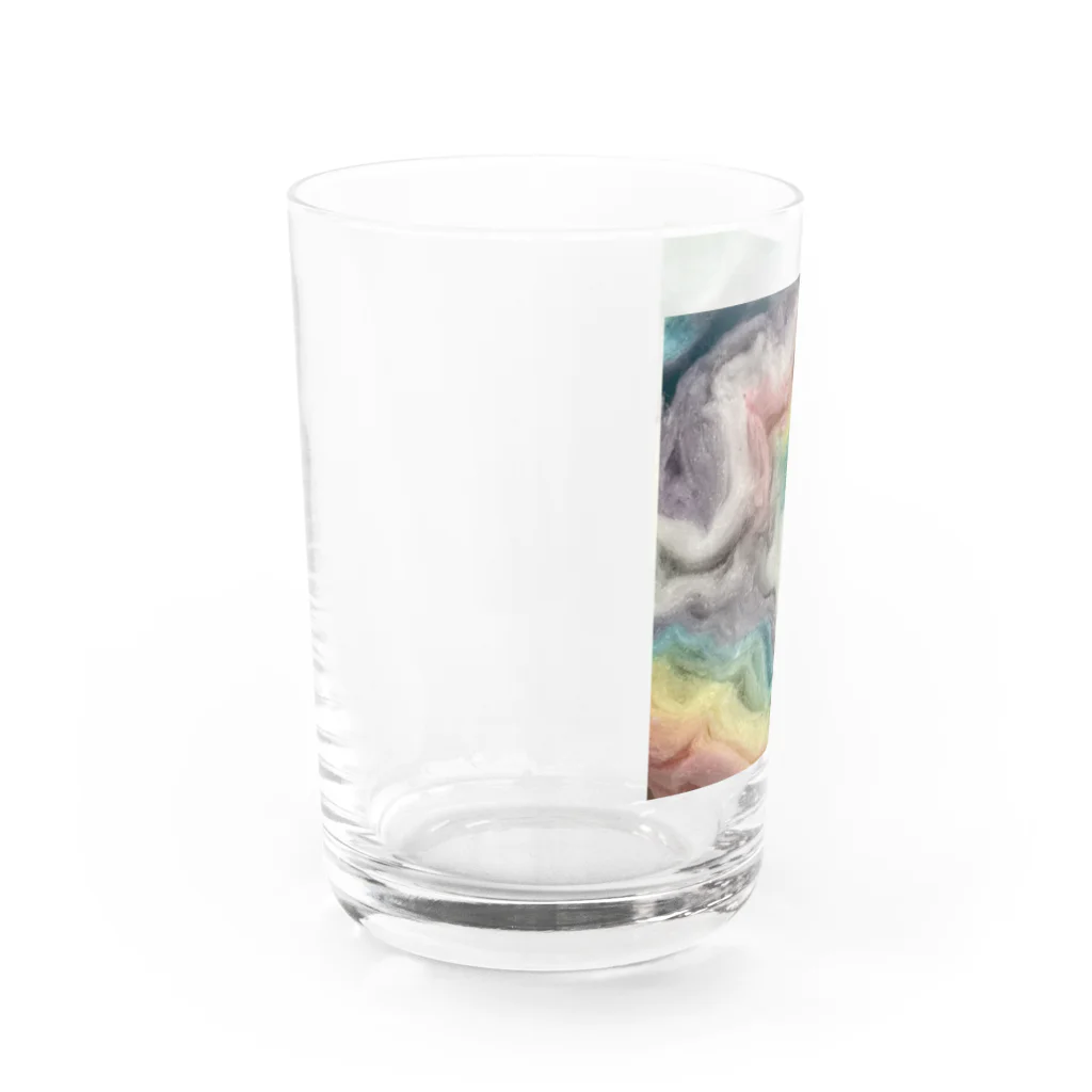 あゆのしおやきのわたあめ Water Glass :left