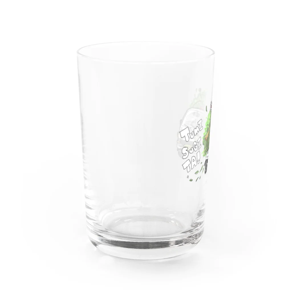 poniponiの草積みすぎた Water Glass :left