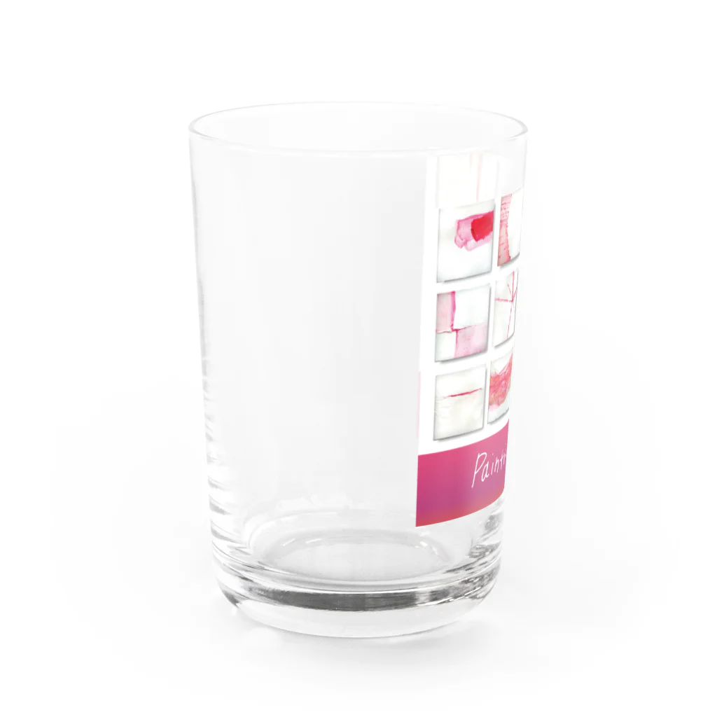 やわらかアートアカデミーのPainting Pain Water Glass :left