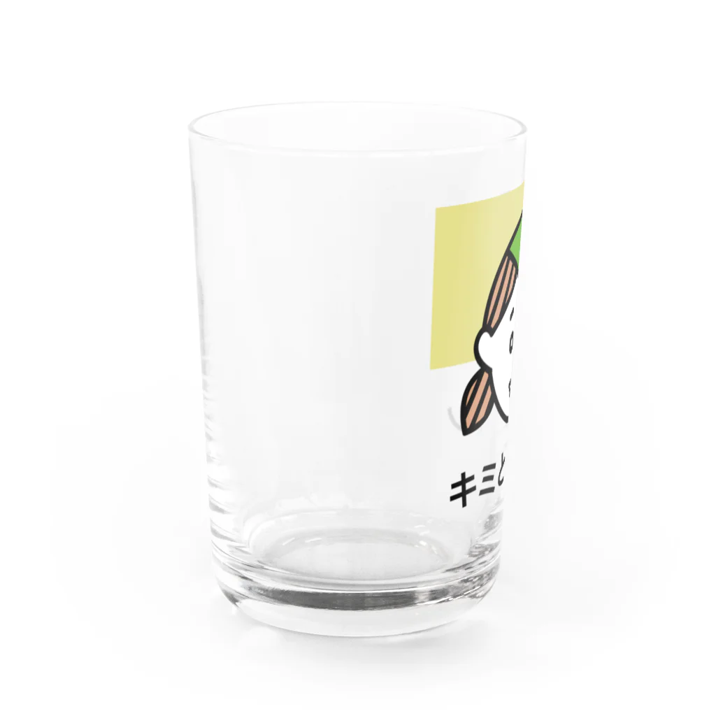 mapechiのYOU & ME　キミとワタシ　キミとボク（No.1） Water Glass :left