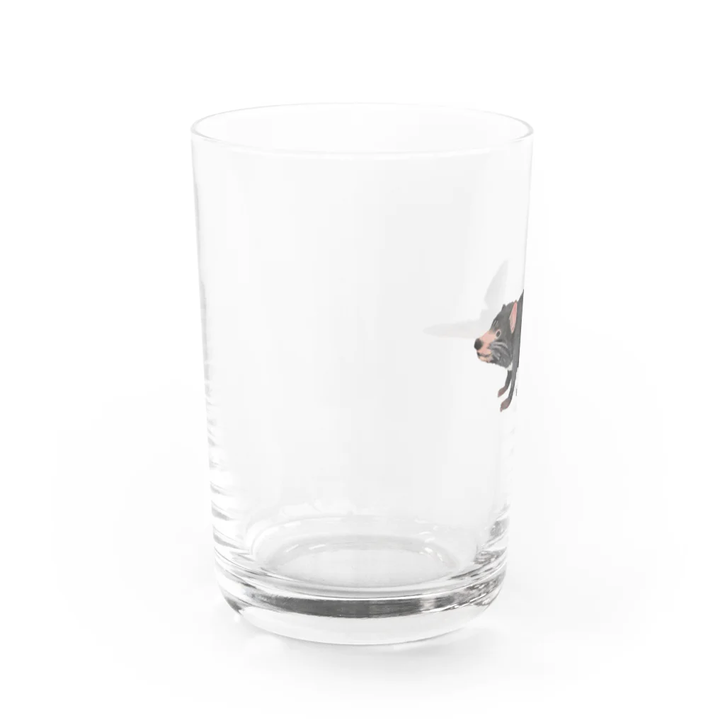 🐶シュナといろいろ🎨のタスマニアデビル Water Glass :left