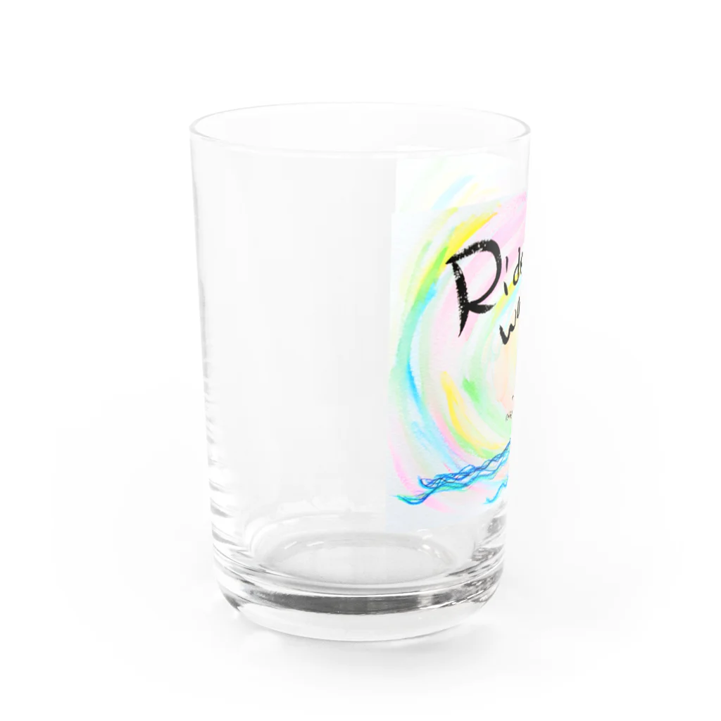 holoholomiのRide the waves Water Glass :left