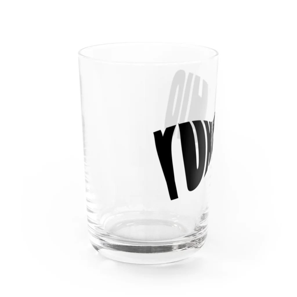 Yuki Villageのオリジナルネームグラス Water Glass :left