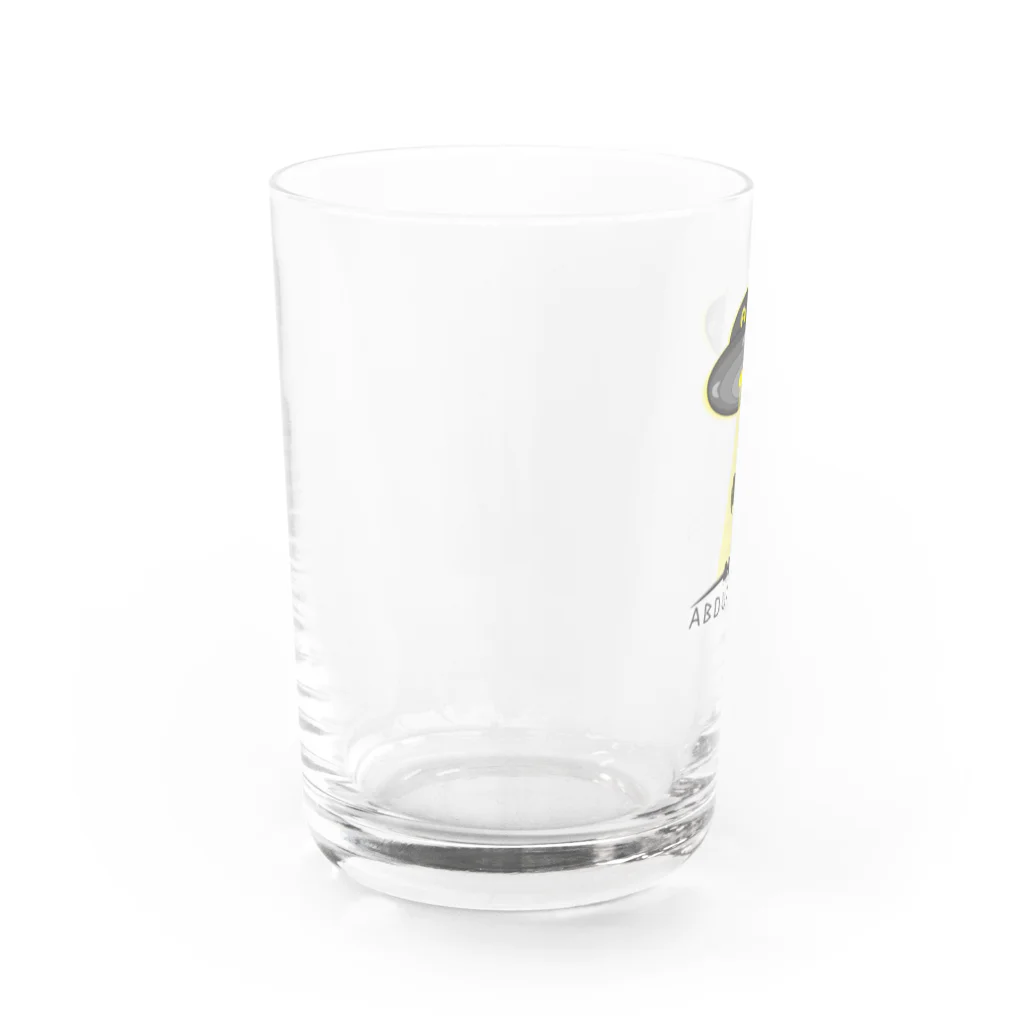 “すずめのおみせ” SUZURI店のabduction? Water Glass :left