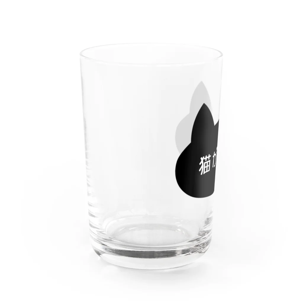 ハナのお店の猫が好き Water Glass :left