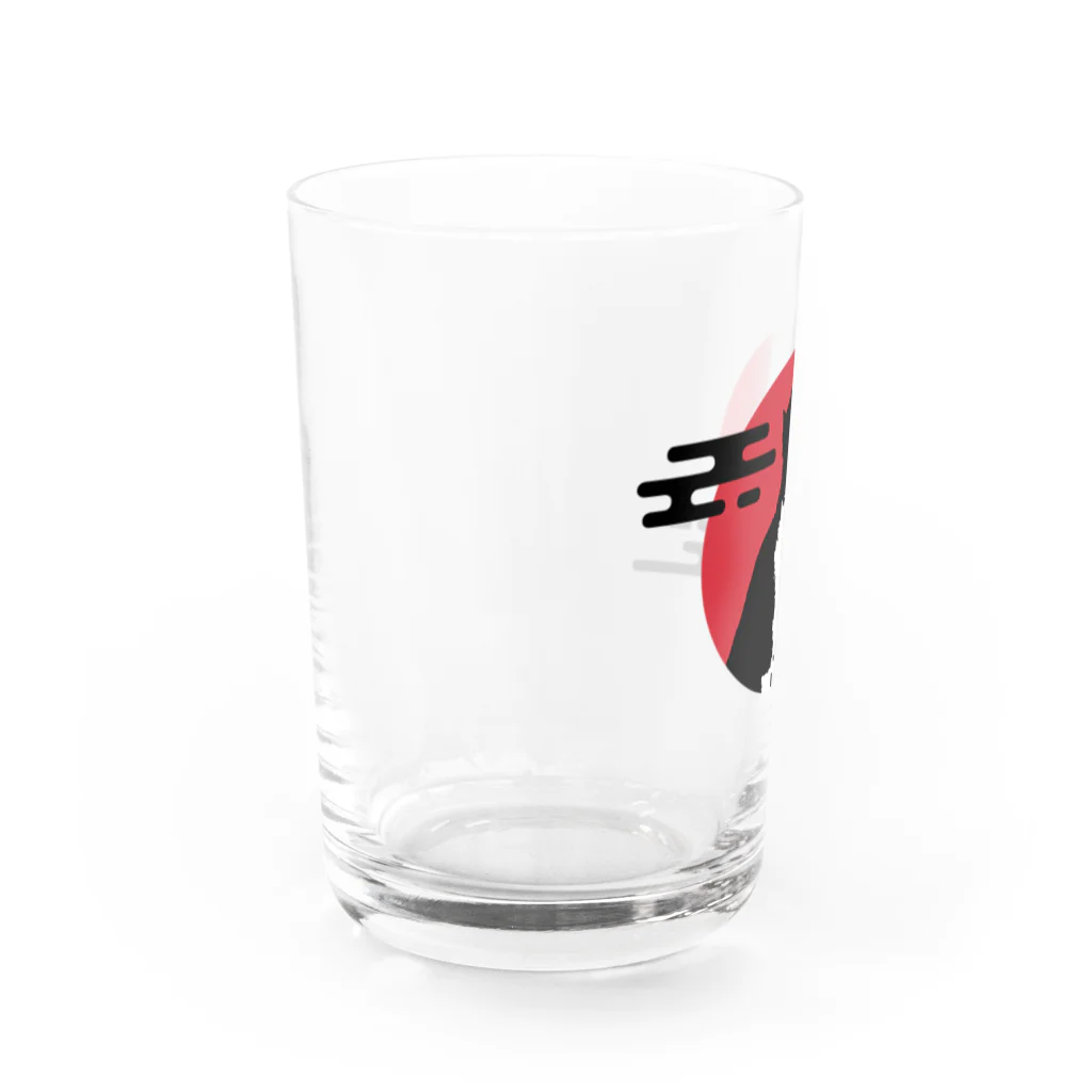 中華呪術堂（チャイナマジックホール）の【前プリント】人民帽猫 Water Glass :left