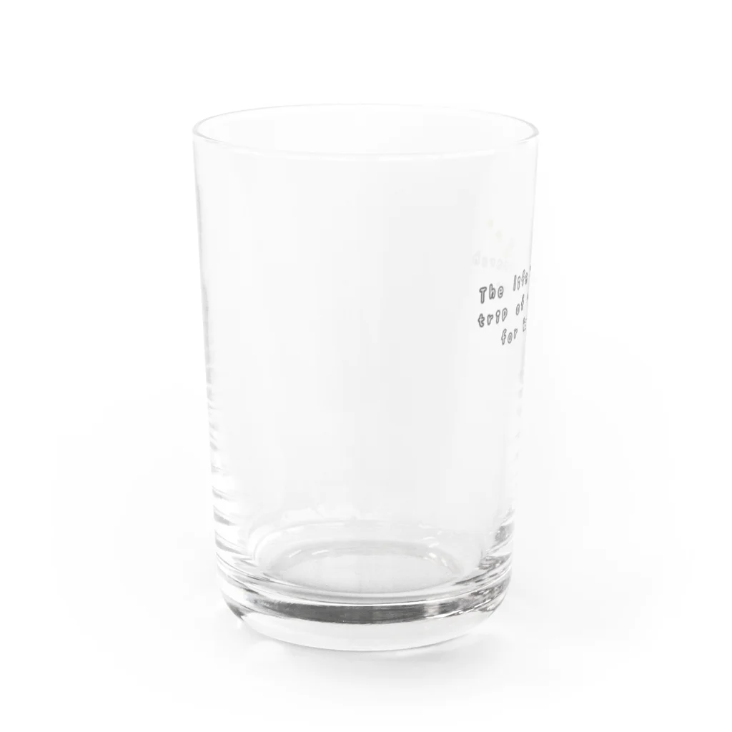 大林ゆこの人生は幸せを探す旅(背景なし) Water Glass :left