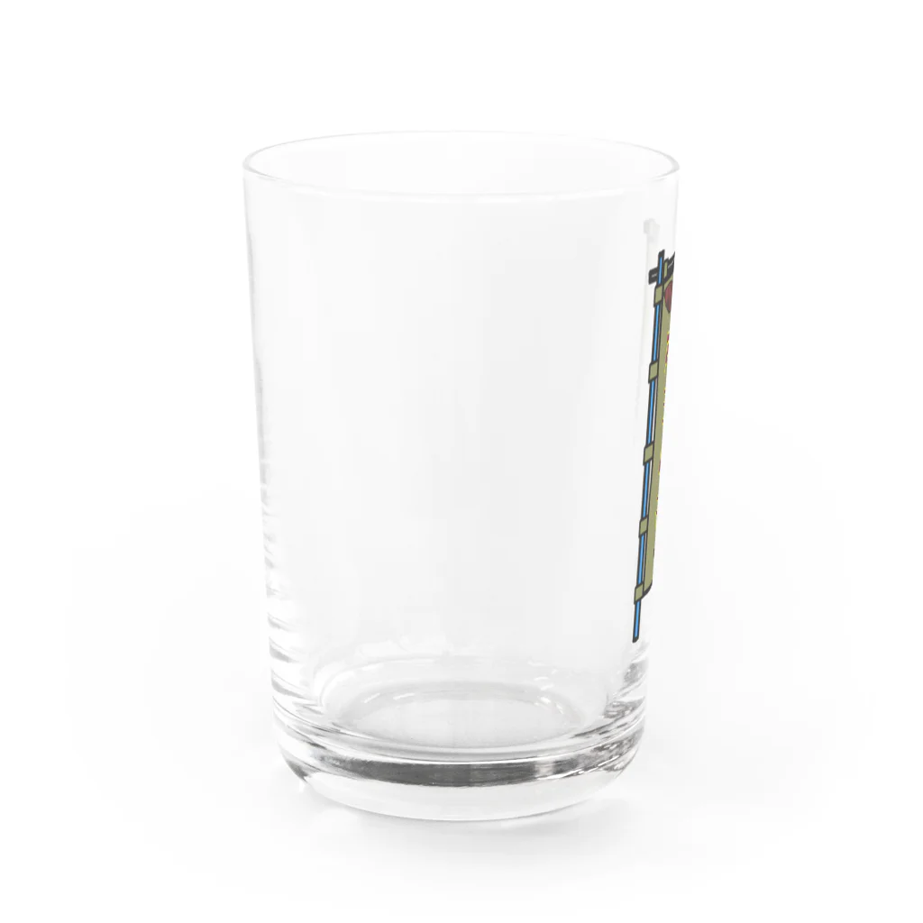 脂身通信Ｚの【両面プリント】のぼり旗♪焼きいも1911 Water Glass :left