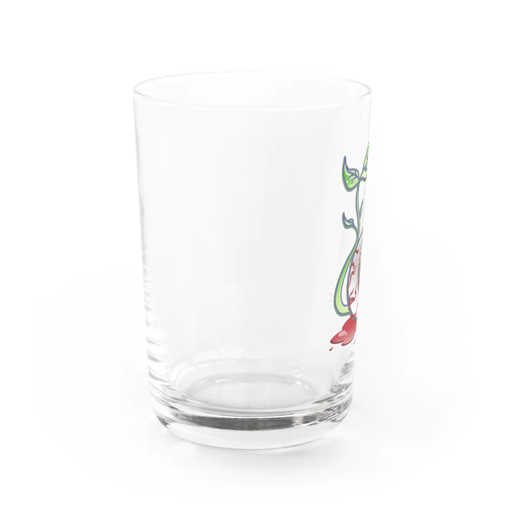 ﾓﾘ('ω')ﾓﾘの目から芽 Water Glass :left