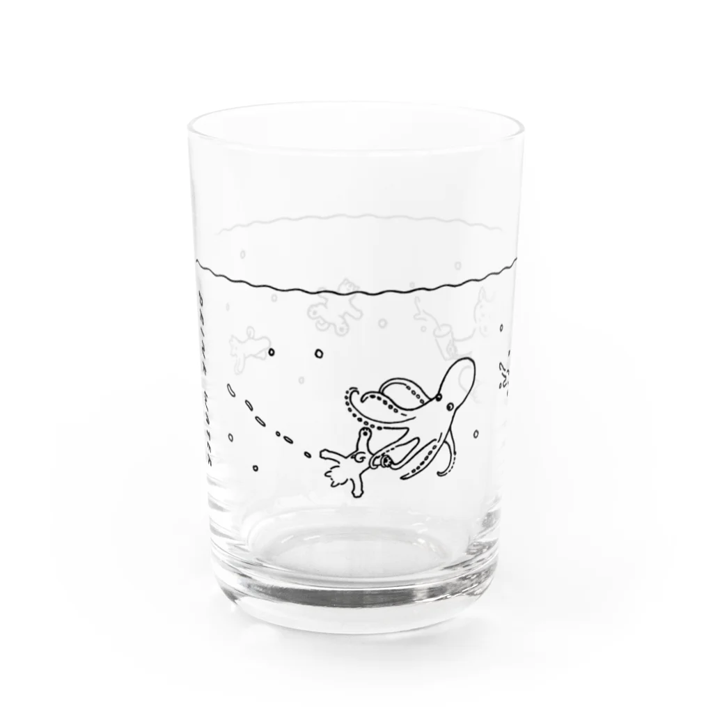 dannyのみせのお水を飲むのです Water Glass :left