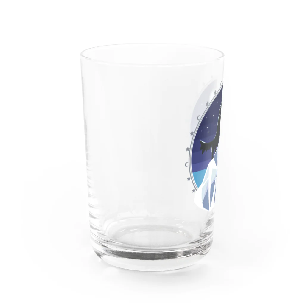 Kotetsu diary(SUZURI店)のフラットコーテッドレトリバー×クール Water Glass :left